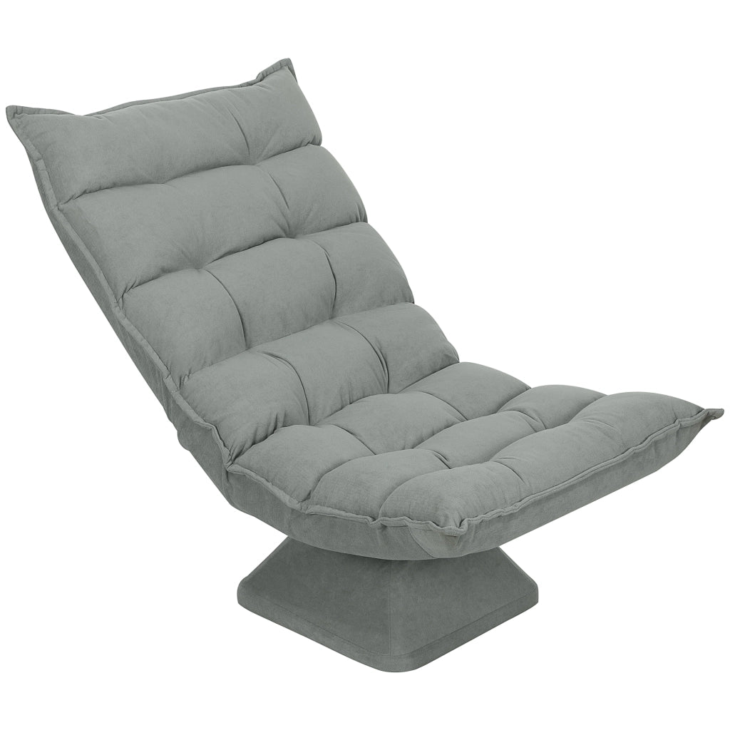 Poltrona Relax Girevole ¨C Minimal ¨C Grigio Chiaro 62x70x95