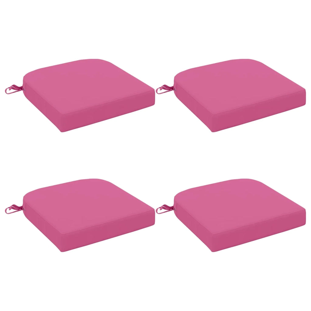 Cuscini per sedile a 4 pezzi SOEST 4 pz 100% Poliestere Rosa 945214