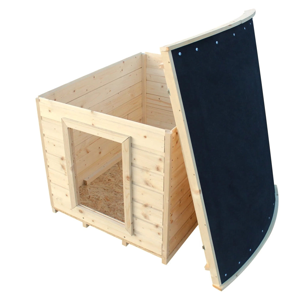 Cuccia per cani in legno da esterno - 87 x 102 x H85 cm - Timbela M405-1