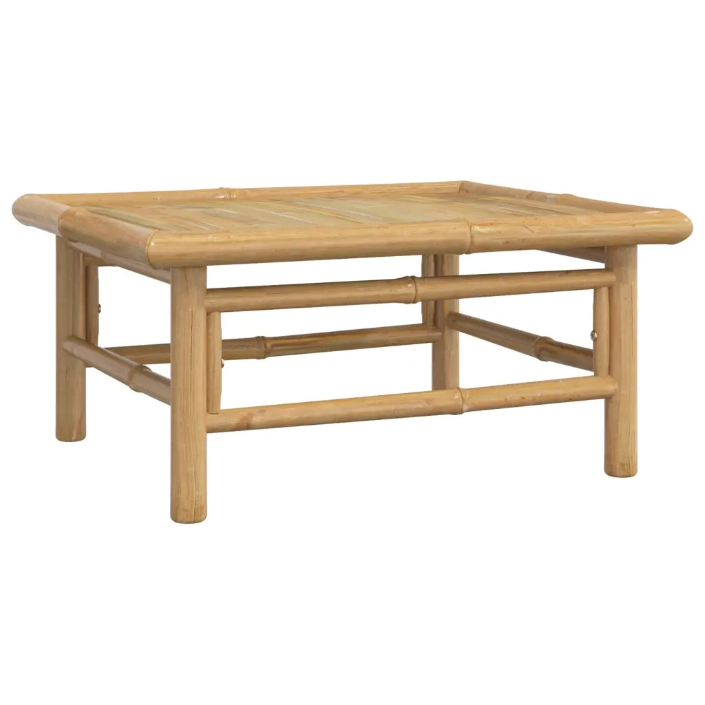 Set Salotto da Giardino 6pz con Cuscini Grigio Chiaro Bambù 3155084