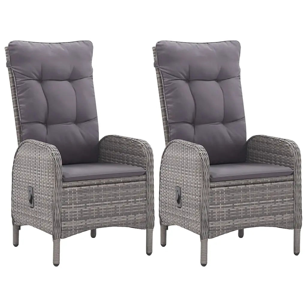Set Mobili da Pranzo per Giardino 3 pz Grigio 3067679