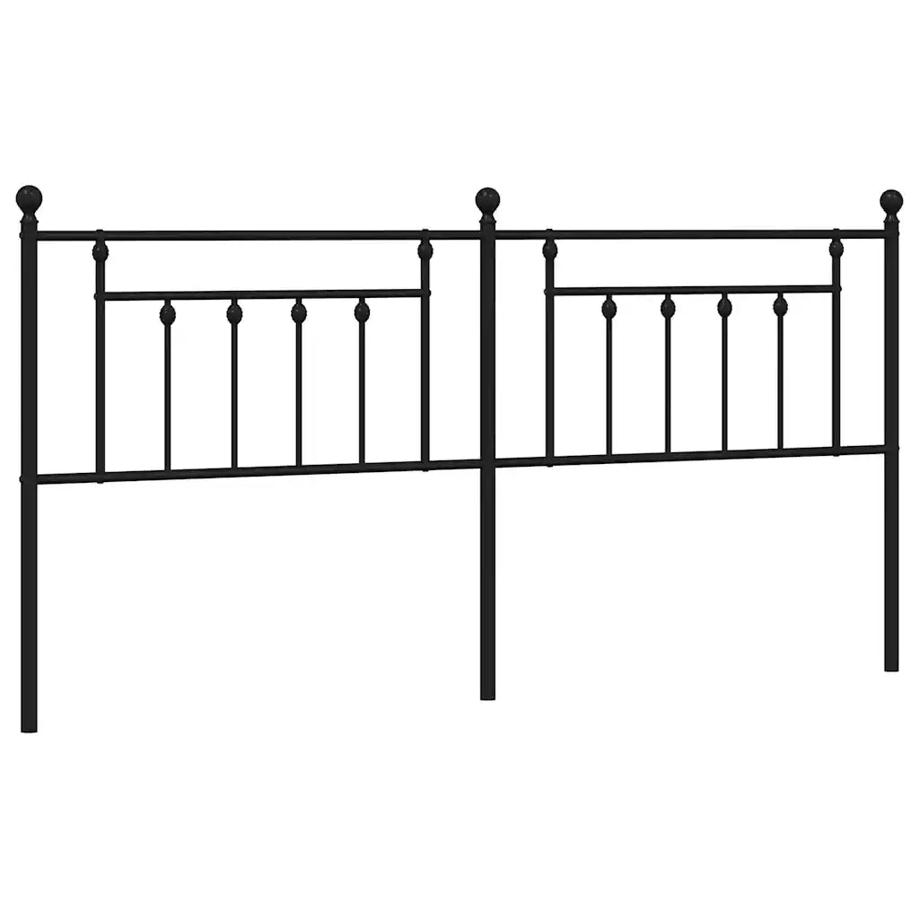 Testiera di Ricambio in Metallo Nero 193 cm 353574