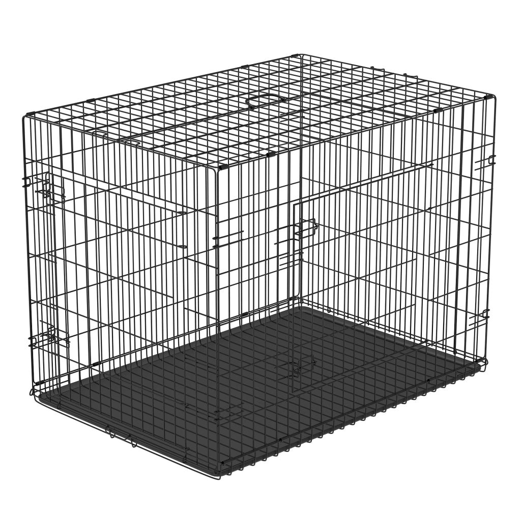 Gabbia per Animali Domestici Pieghevole ¨C Minimal ¨C Acciaio 75x48.4x53 cm