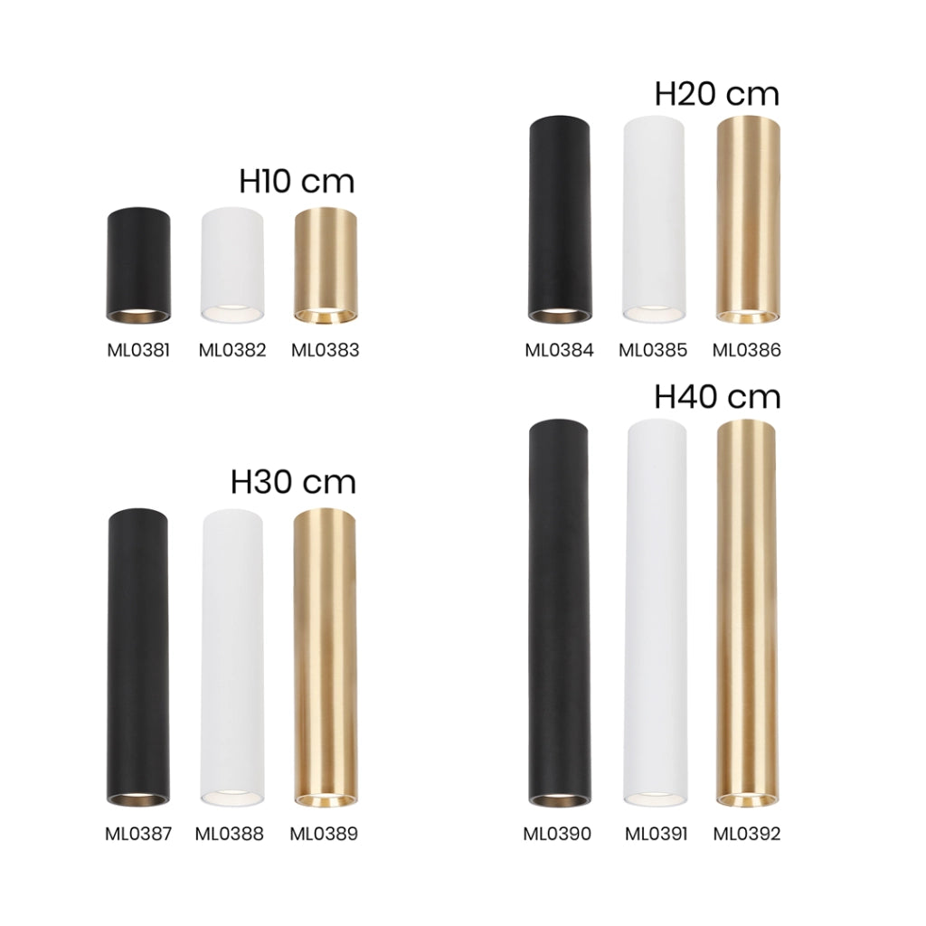 Spot soffitto oro tondo 40 cm GU10 8W Genesis Milagro
