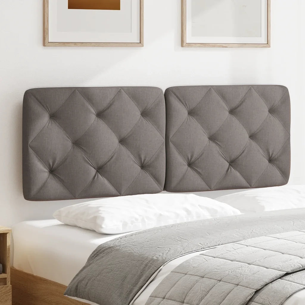Cuscino Testiera Tortora 120 cm in Tessuto 4019216