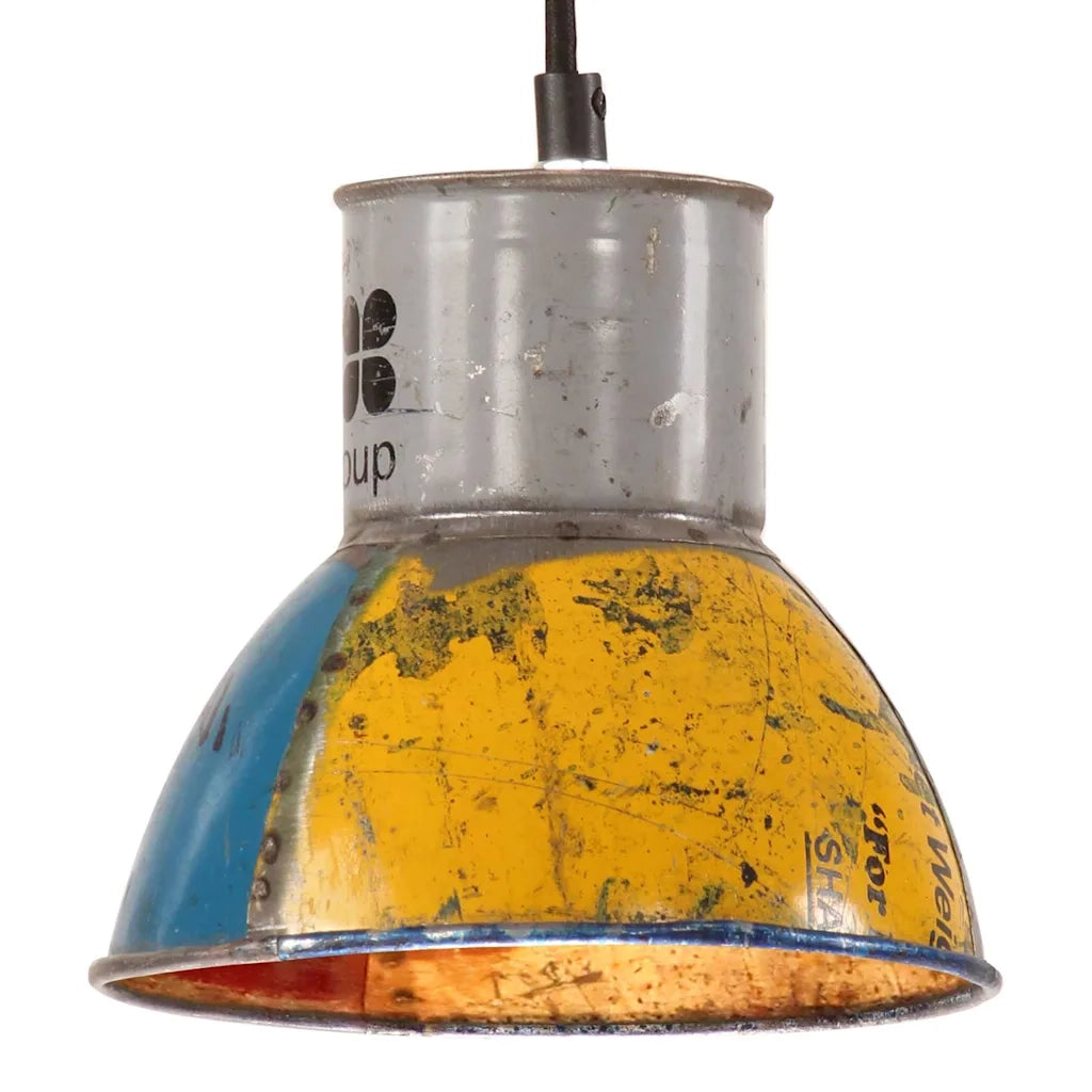Lampada Sospesa Industriale 25 W Multicolore Rotonda 17 cm E27 344402