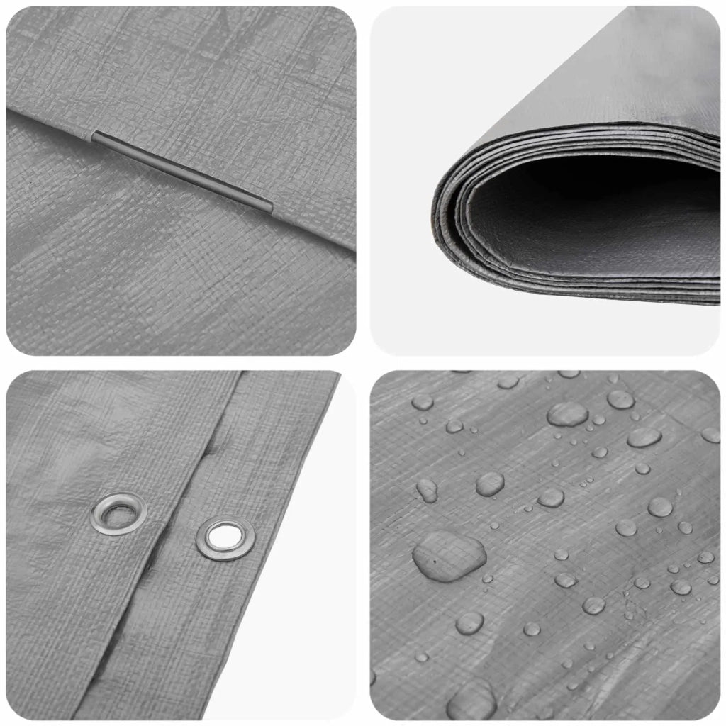 Telo con Occhielli Grigio Chiaro 3 x 3 m 180 gsm PE 42039304