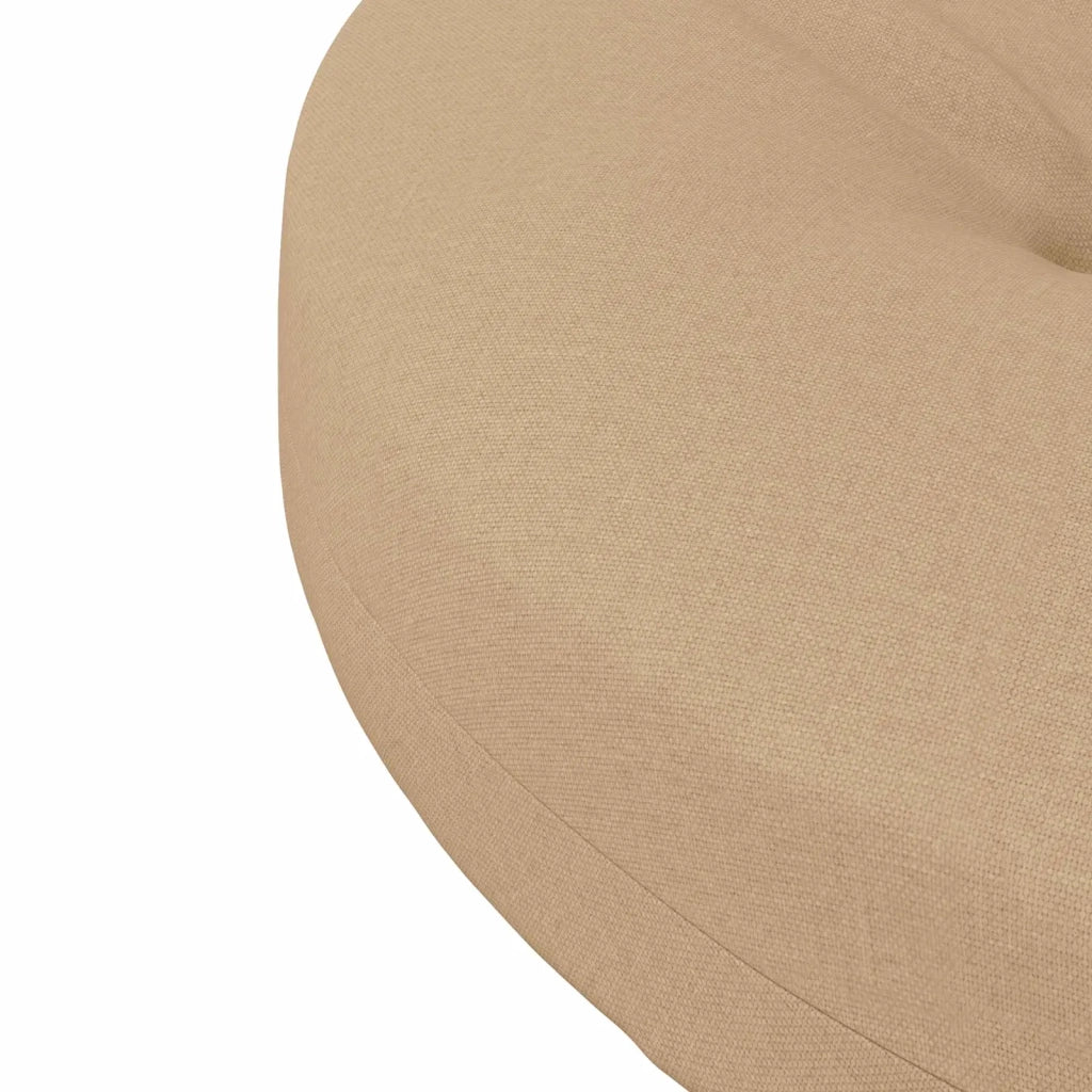 Cuscini per Sedia in 4 Pezzi 4 pz 100% Poliestere Sabbia 945285