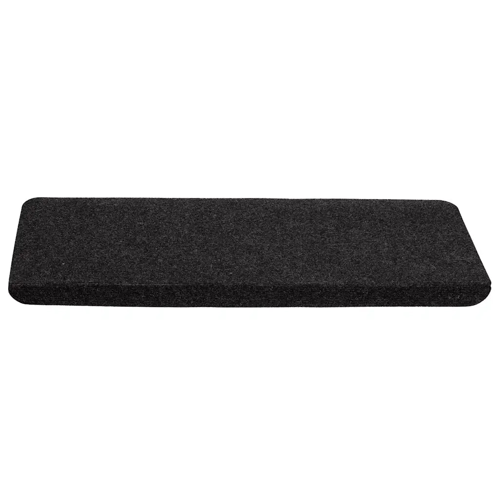 Tappetini Autoadesivi per Scale 30 pz | Gradini per Scale Neri 65x24,5x3,5 cm