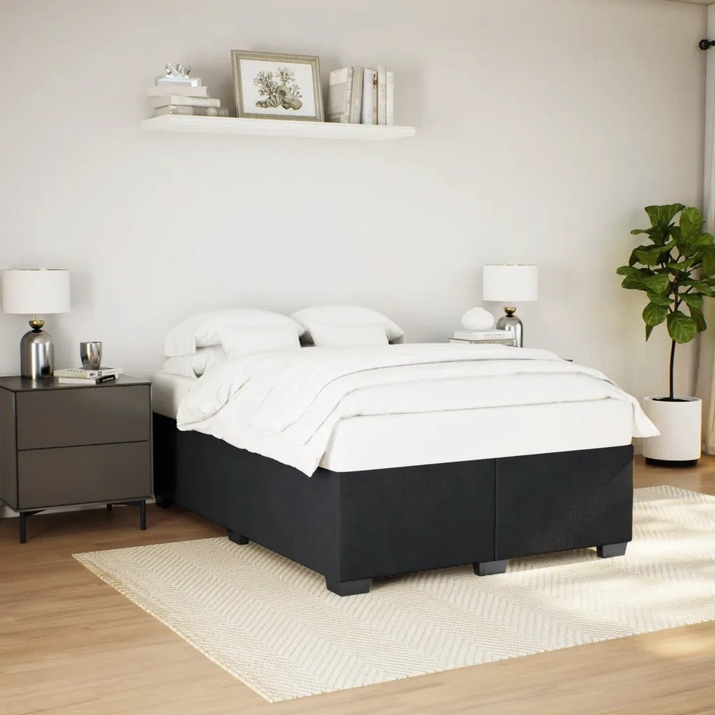 Giroletto senza Materasso Nero 140x190 cm in Velluto 3284633