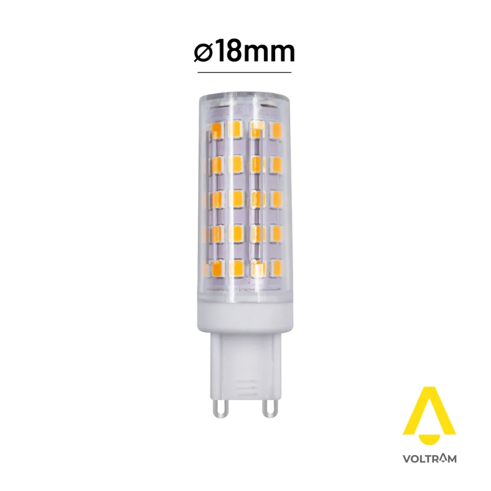 Lampadina LED G9 8W 800LM in ceramica IP20 CRI>80 bianco naturale 4000K