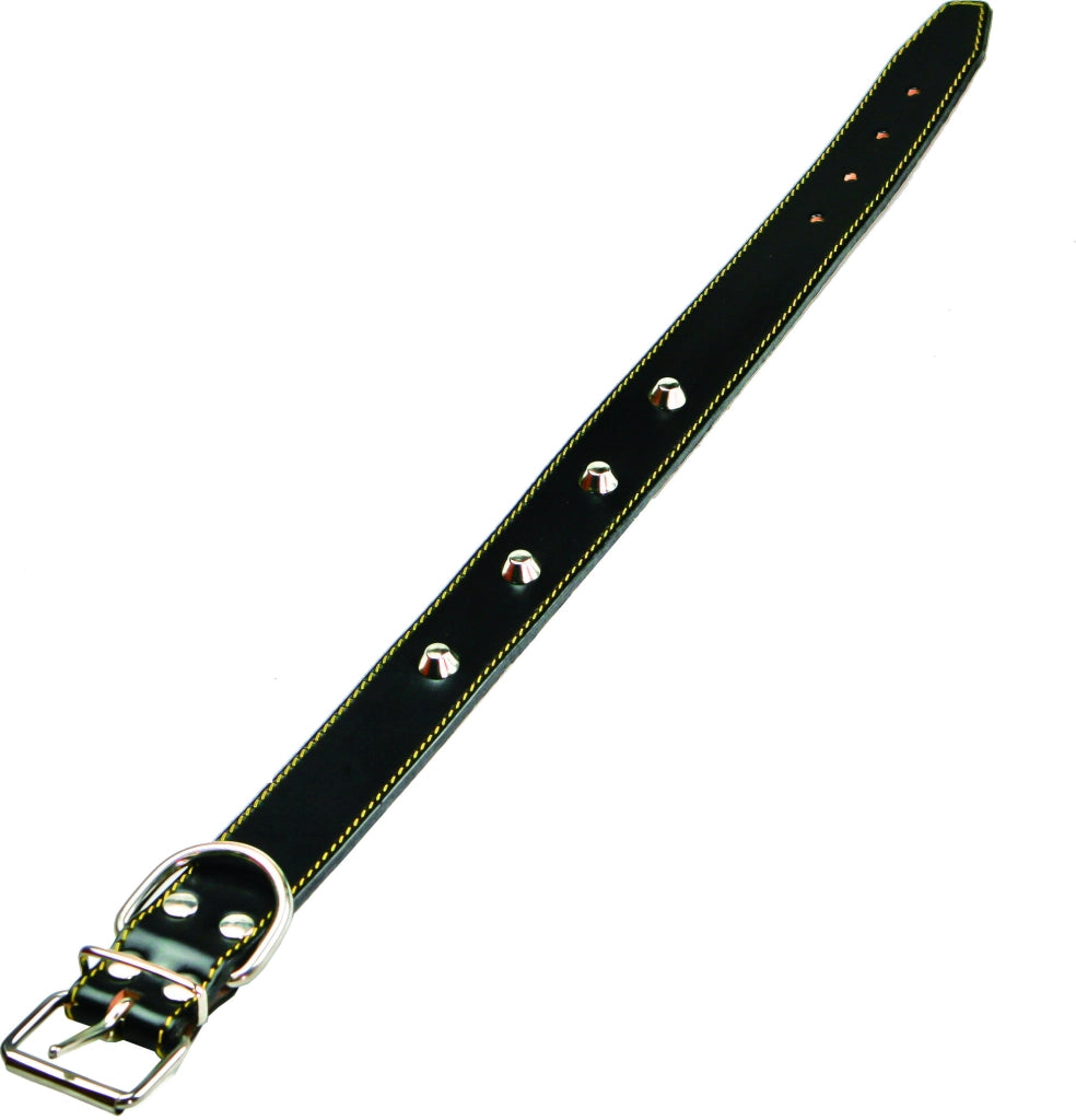 COLLARE PER CANI FODERATO CON BORCHIE 30x560 mm