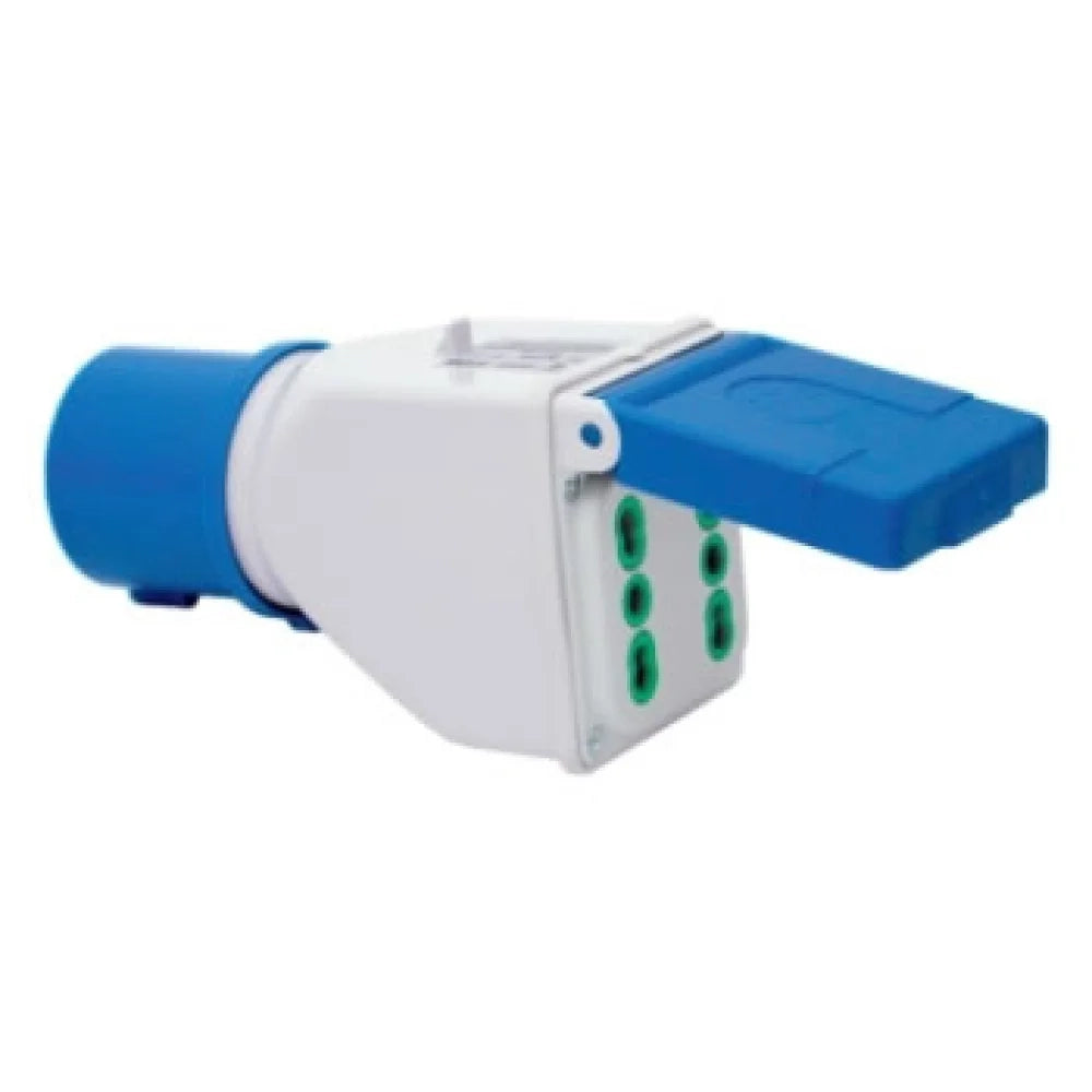 Fanton i. adatt. ip44 2p+t 16a c ee 2x2p+t 16a bip. 73101 b08lt