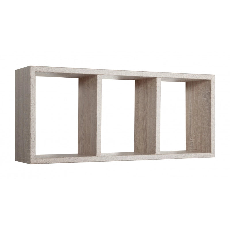 Mensola da Muro, Libreria Sospesa, Libreria da Parete, Scaffale da Parete, Rovere sagerau, 70x30 p15,5 cm - Tristano