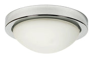 Plafoniera Candellux RODA 32cm vetro bianco cromo E27