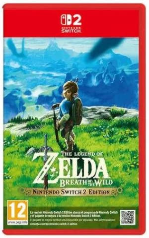 Nintendo the legend of zelda: breath of the wild - switch 2 edition tedesca, dut, inglese, esp, francese, ita, giapponese, coreano, russo nintendo switch 2 - 10016293