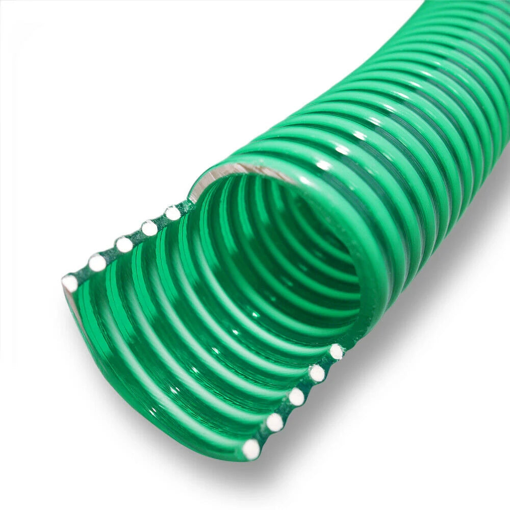 Tubo flessibile di aspirazione a pressione da 5 m diametro 20 mm (3/4") rinforzato a spirale verde 16_0001589