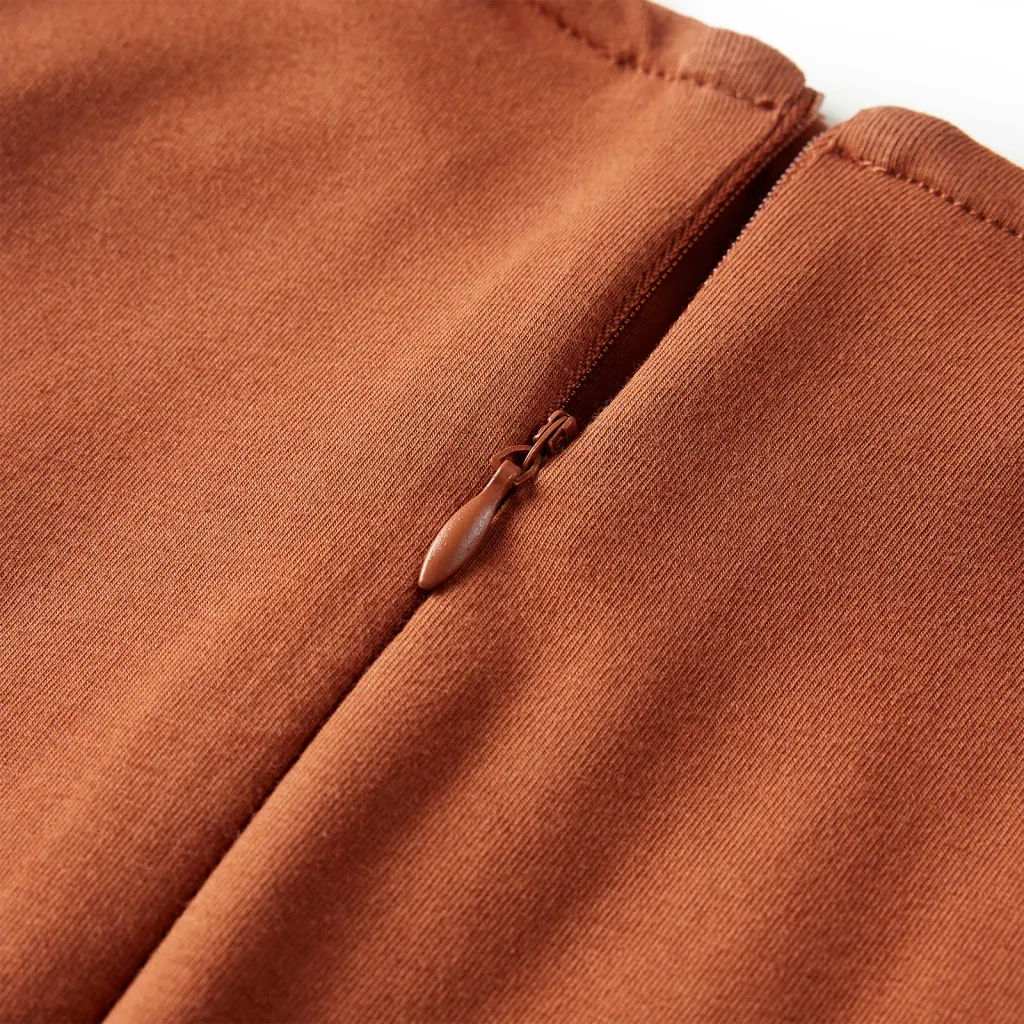 Abito da Bambina a Maniche Lunghe Cognac 92 CFW8302620