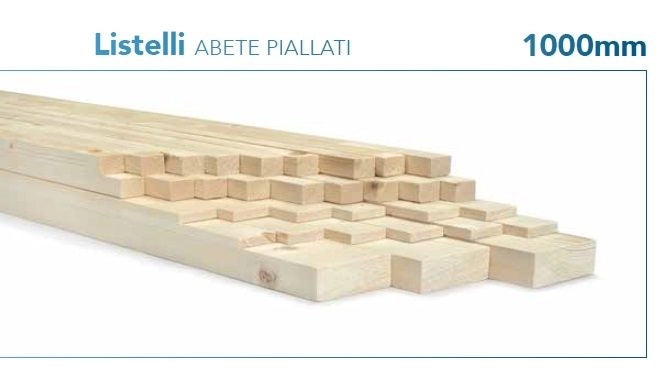 Listelli abete piallato 1000x30x40