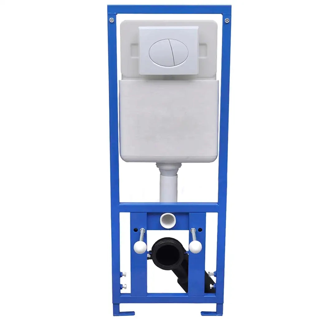 WC a Muro con Sciacquone Nascosto in Ceramica Nera 275792