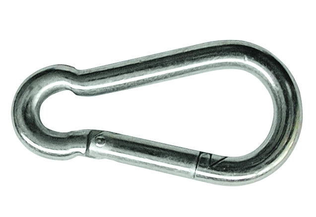 MOSCHETTONE TIPO POMPIERE In acciaio inox mm. 40 20.00 pz