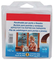 PARAFREDDO GEKO FLEX PROFILO I - PVC ESPANSO MARRONE H.MM 9 MT 6- 12 pezzi