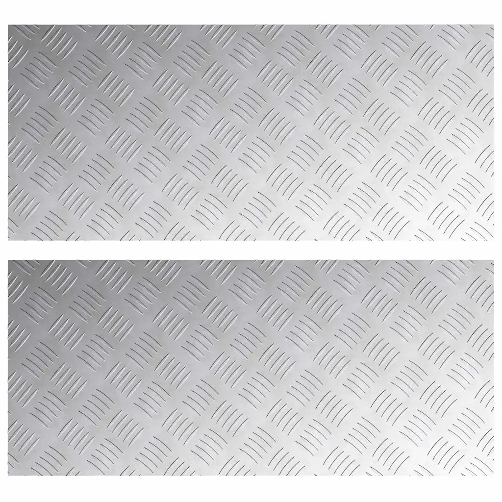 Gradini per Scale 2 pcs Argento 90 x 40 cm Alluminio 4104337