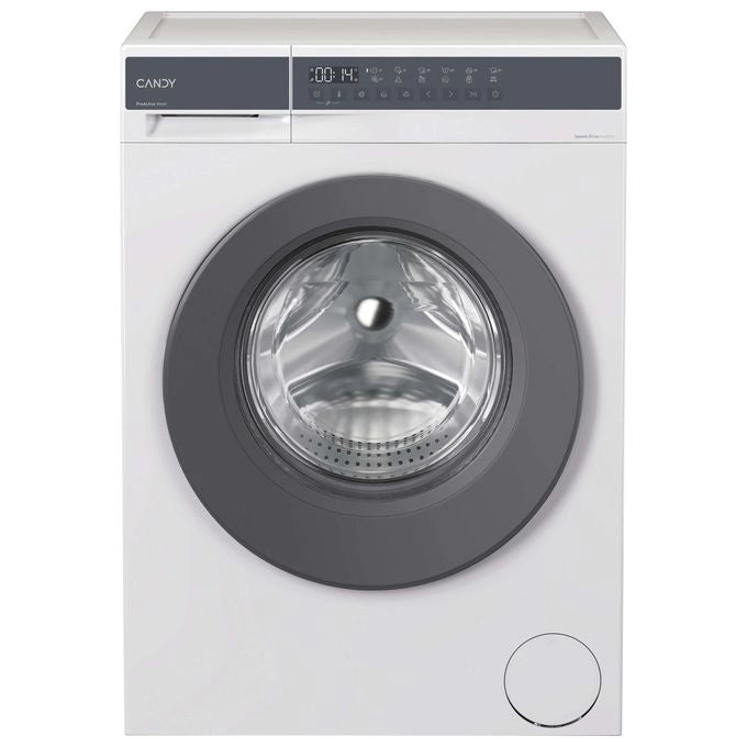 Candy 31021414 EY 29GG8-S Lavatrice Caricamento frontale 9 Kg 1200 rpm Classe A Tecnologia Inverter Indicatore tempo rimanente (59.5x60.1x85 cm) colore Bianco