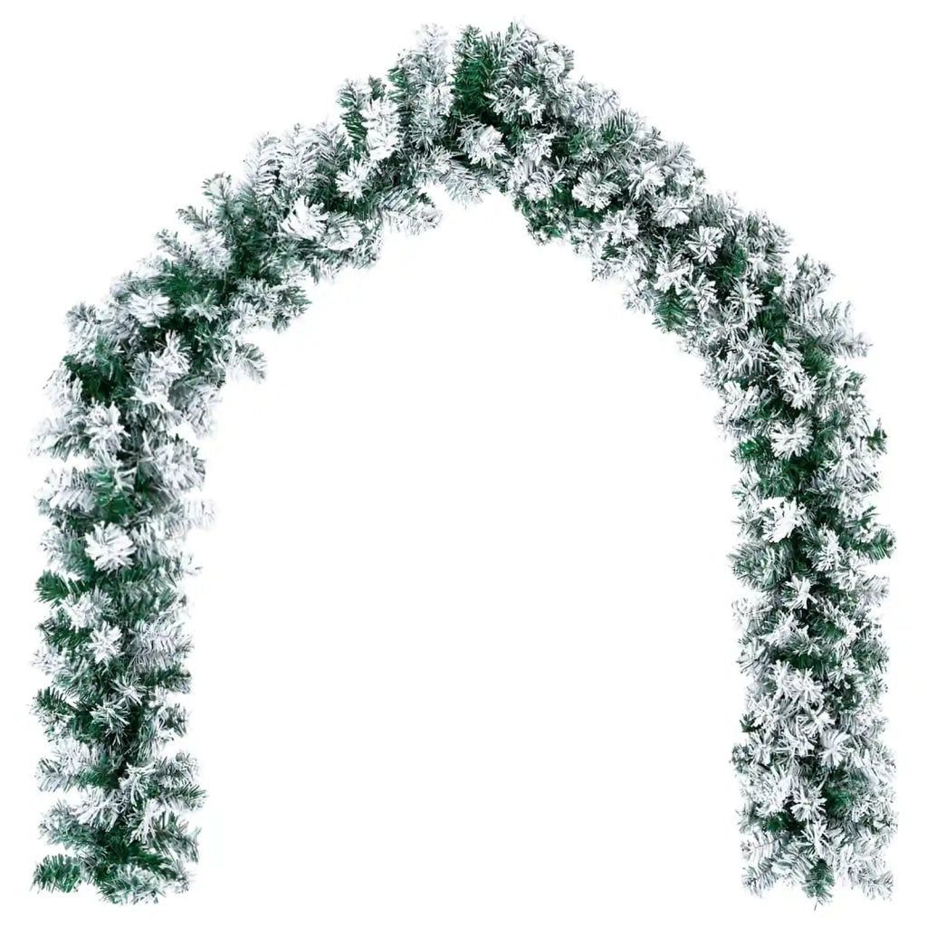 Set mini alberi di Natale 60 cm PVC Verde e Bianco 3468430