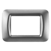 PLACCA COPRINTERRUTTORI IN TITANIO METALLIZZATO 'SYSTEM' 6 posti - GEWISS
