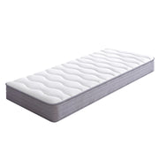 Materasso a molle insacchettate 90x200 cm; 20 cm; bianco