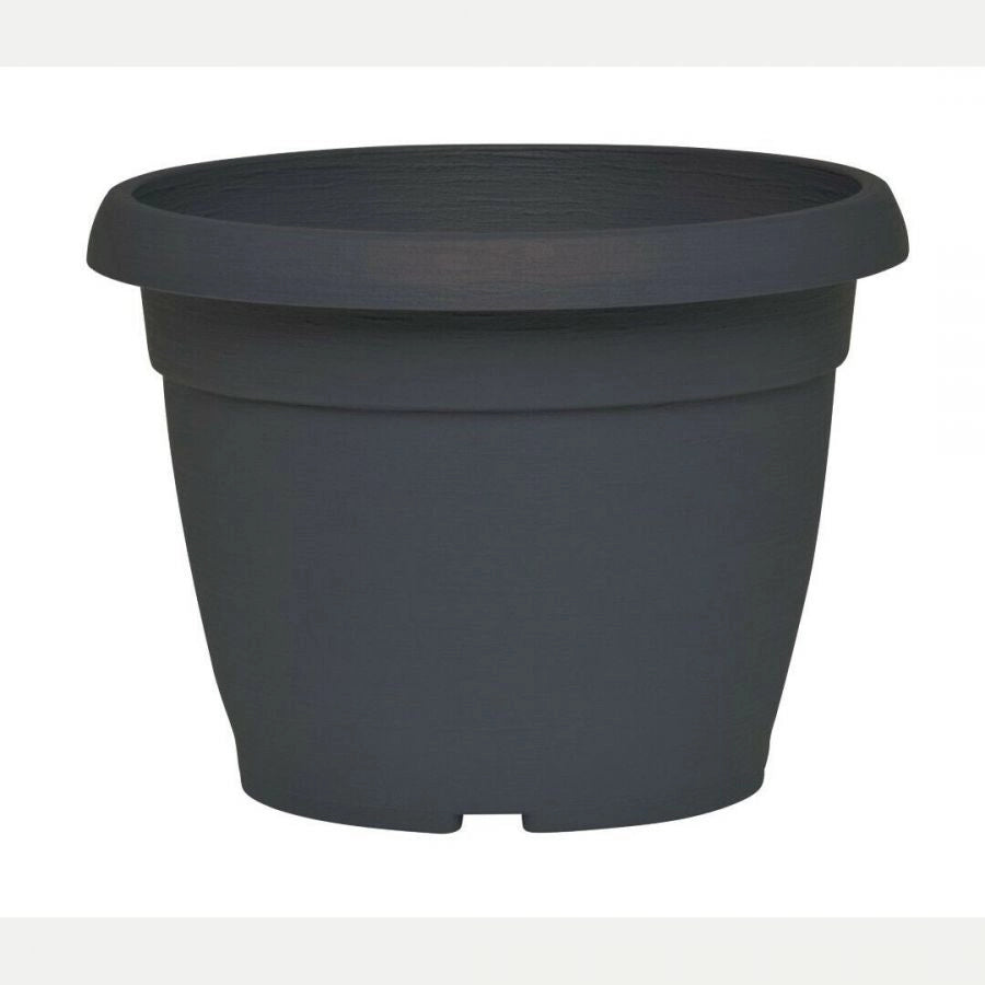 Vaso similcotto spazzolato diametro 25 colore antracite