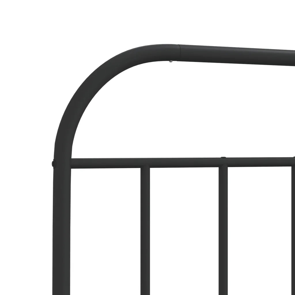Testiera | Testata di Ricambio in Metallo Nero 75 cm