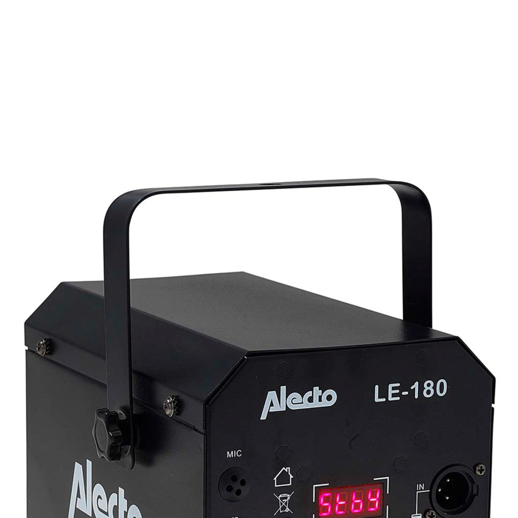 Proiettore Disco LED DMX con Modalità Musicale ed Effetti Strobo Nero Alecto