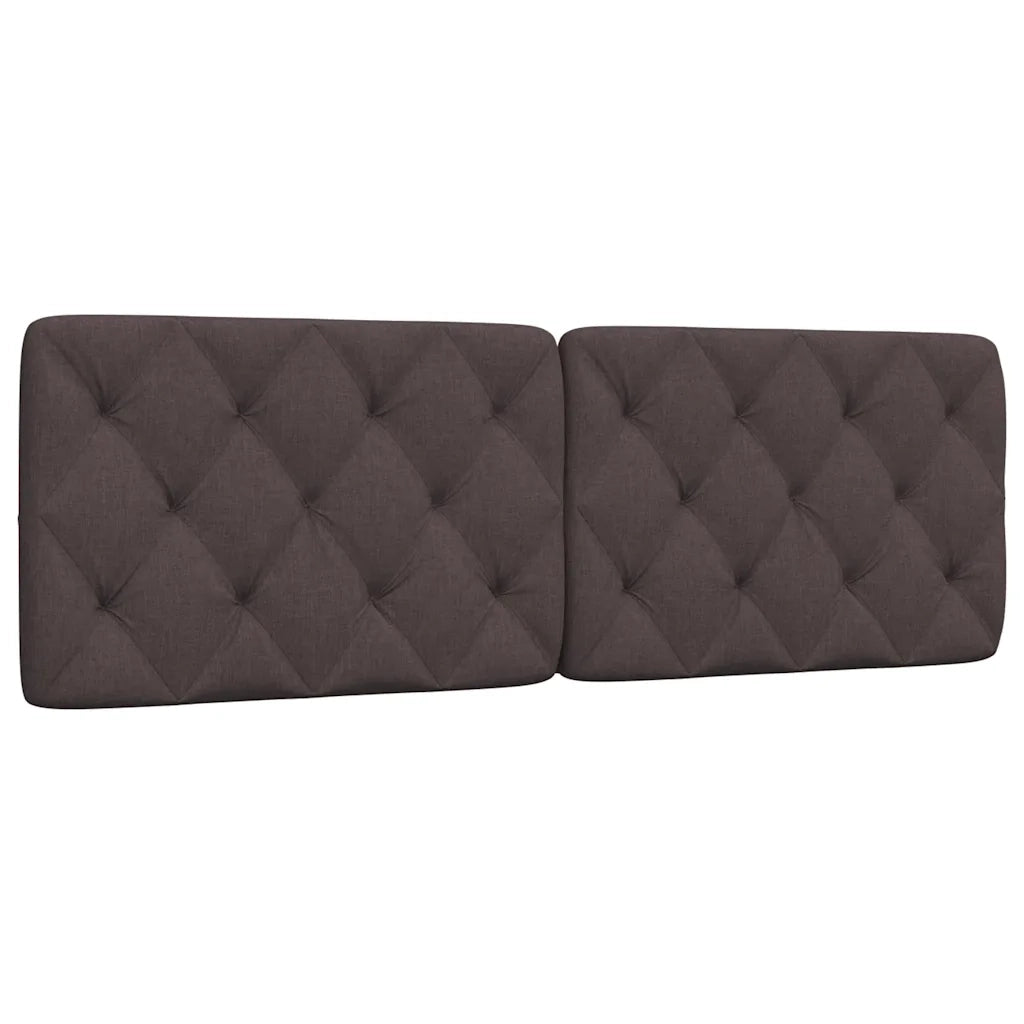 Cuscino Testiera Marrone Scuro 160 cm in Tessuto 4019229