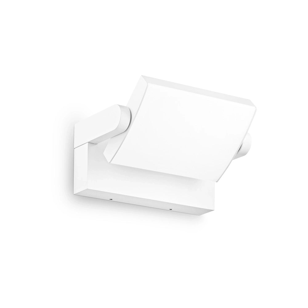 Applique Moderna Swipe Alluminio Bianco Led 20,5W 3000K Luce Calda