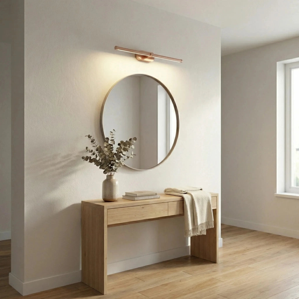 Applique Da Bagno Led APP1895-1W 40 Cm Brush Copper