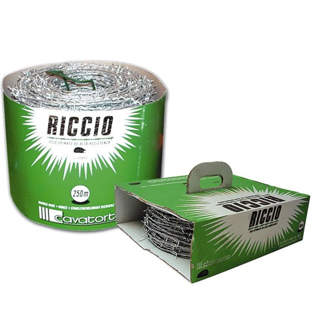 Filo spinato zincato riccio metri 100 cavatorta