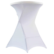 Oviala - Set di 5 coperture bianche per tavolo alto 110 x 80 cm