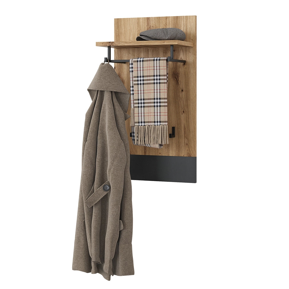 Vicco Appendiabiti da parete Antracite 44 x 83 cm