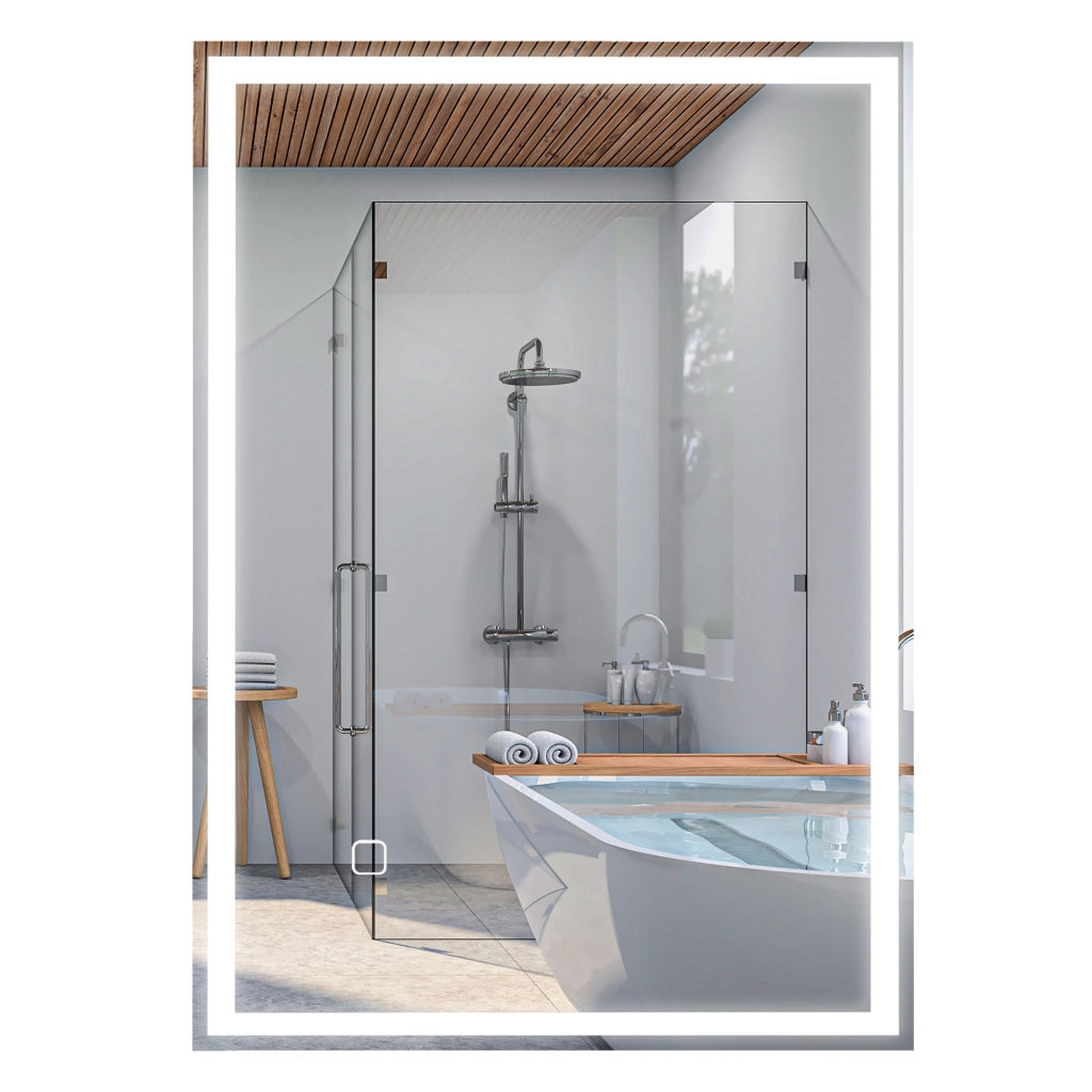 Specchio da Bagno LED con Interruttore Touch ¨C Xylo ¨C Bianco