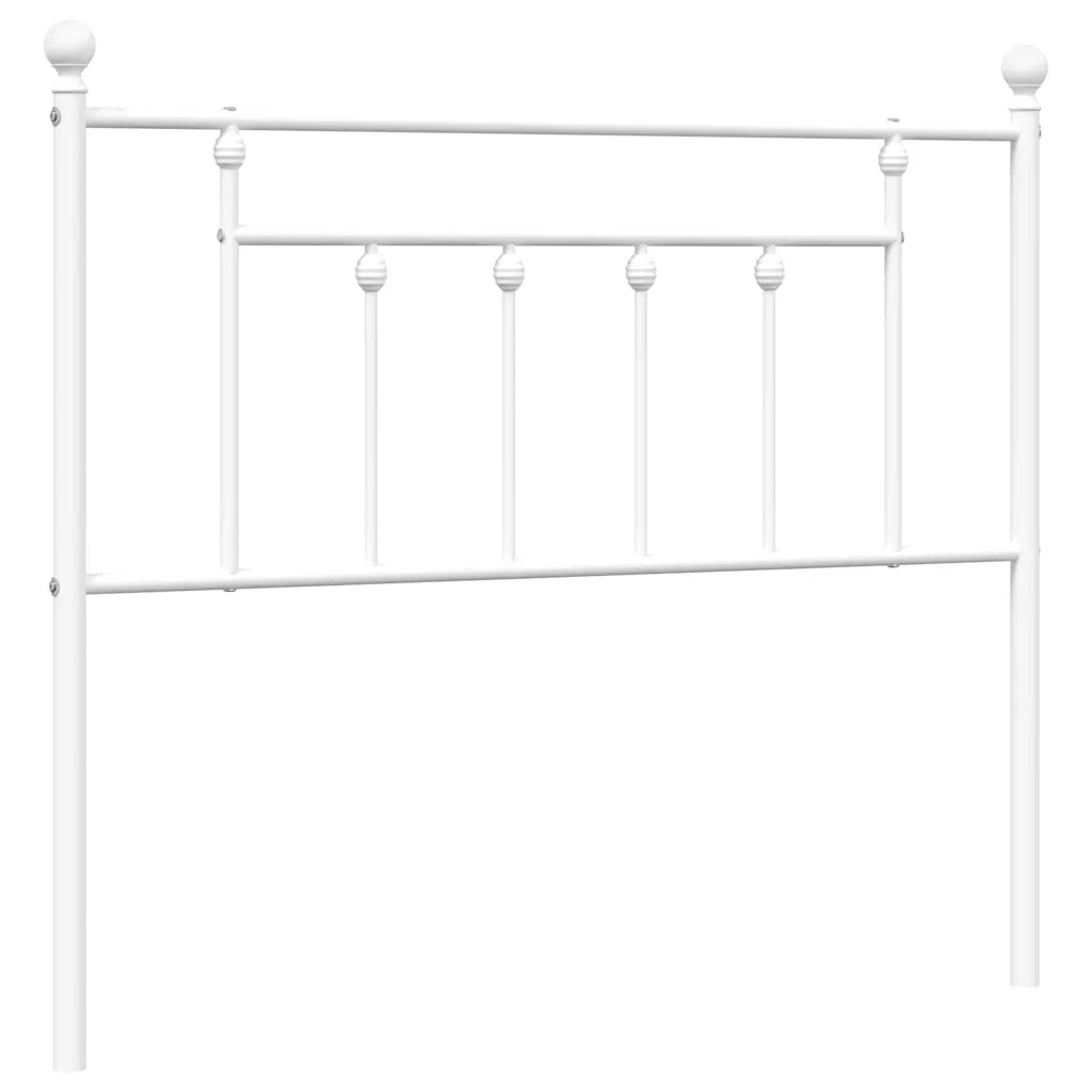 Testiera | Testata di Ricambio in Metallo Bianco 100 cm