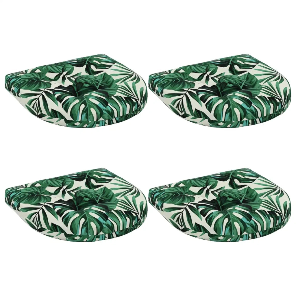 Cuscini per Sedia in 4 Pezzi 4 pz 100% Poliestere 945333