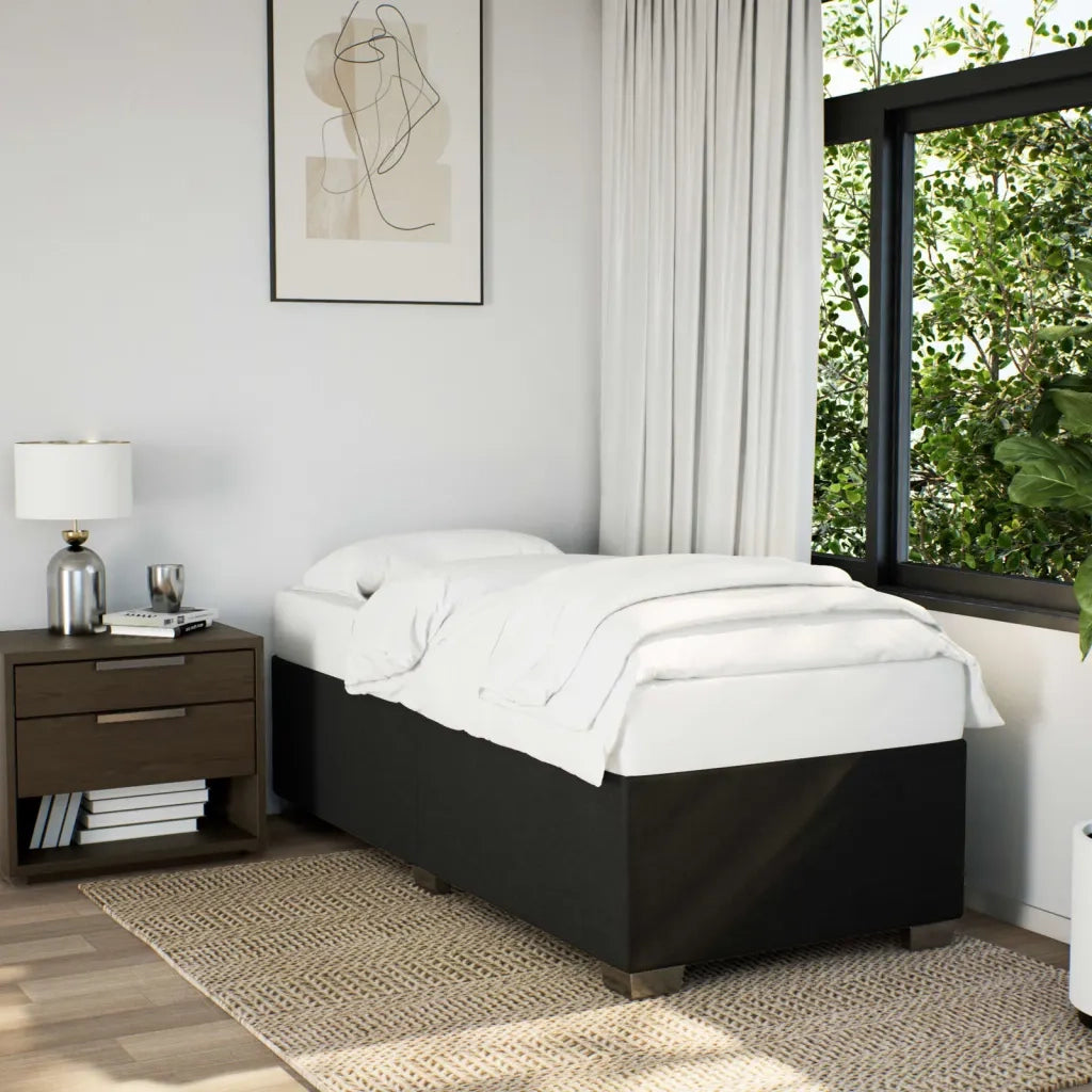 Giroletto senza Materasso Nero 80x200 cm Tessuto 3284431