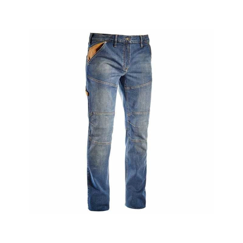 Pantalone Jeans Blu L Stone Plus Diadora
