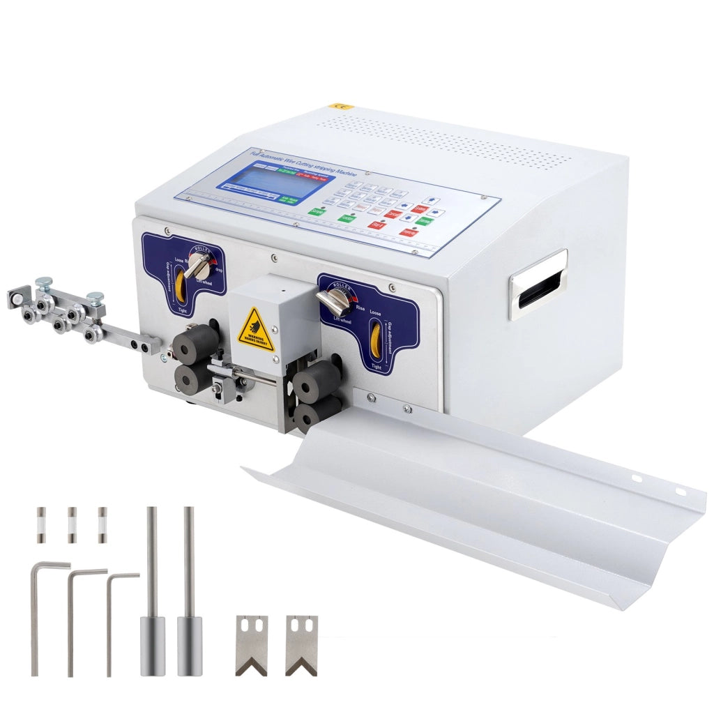 Macchina spelafili automatica SWT508-JE 300 W con display LCD spelacavi per officina ed elettronica