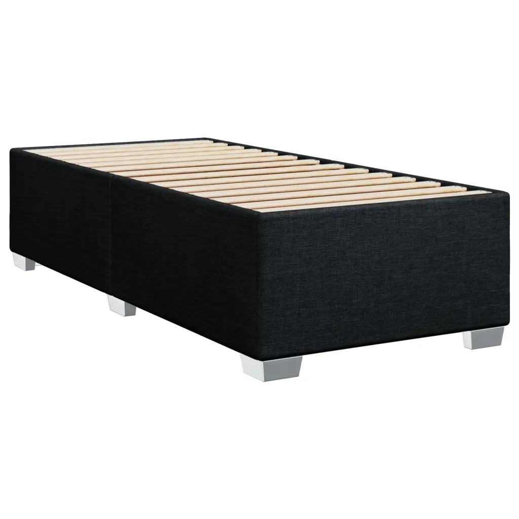 Giroletto senza Materasso Nero 100x200 cm in Tessuto 3284452