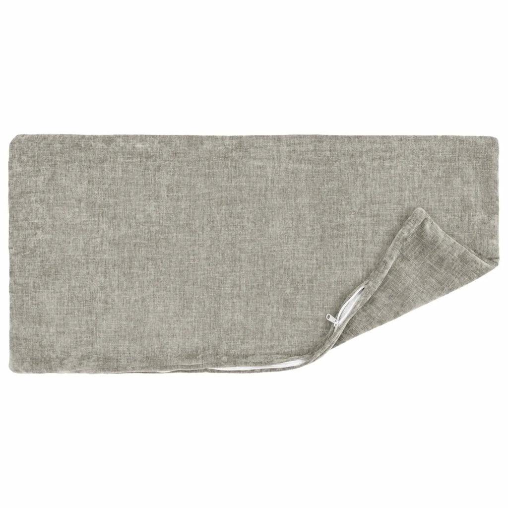 Cuscino con cuscino HEERLEN 6 pz Grigio Chiaro Tessuto Chenille 923930