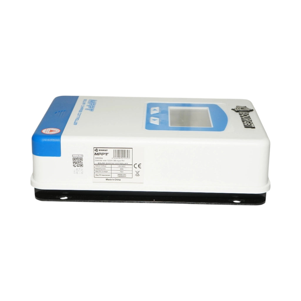 Regolatore/Controller solare MPPT 30 A 12V/24V con display LCD – Bourget