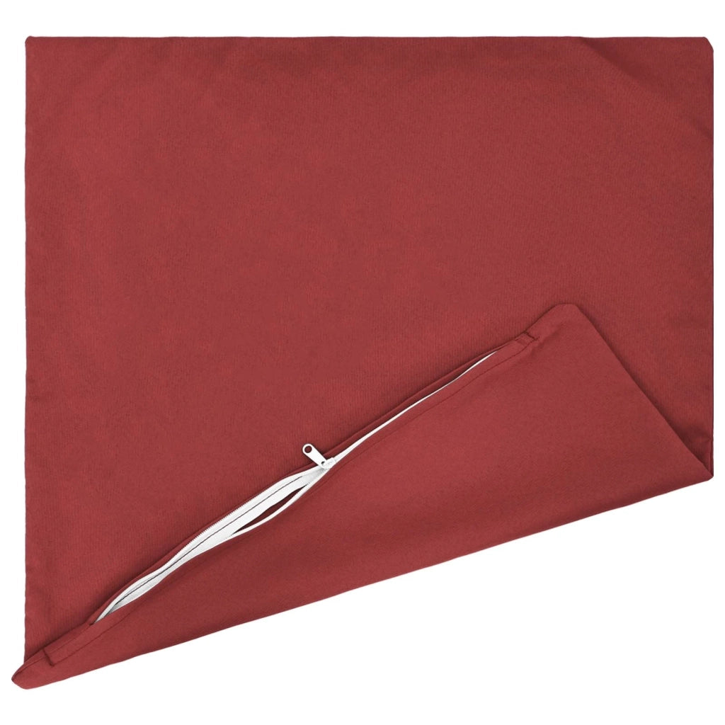 Cuscino con cuscino HEERLEN 2 pz Rosso Vino Poliestere 924315